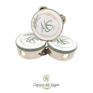 Tamburello cm 10 con stampa personalizzata - tamburelli decorativi e segnaposto