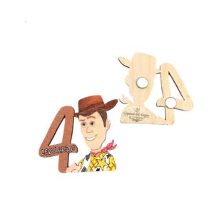 Toy Story * Calamita in legno - Ricordino fine festa compleanno