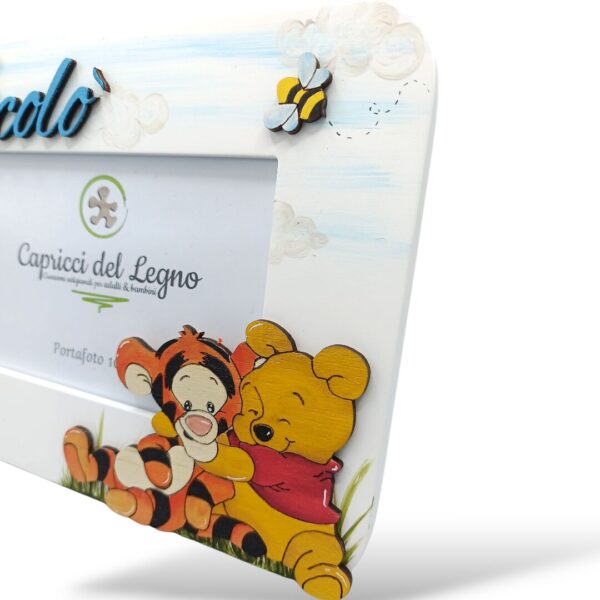 Portafoto in legno Winnie the Pooh e Tigto - immagine 3