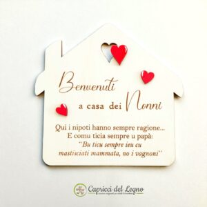Appendi Chiavi casa Nonni - Regalo Festa dei Nonni